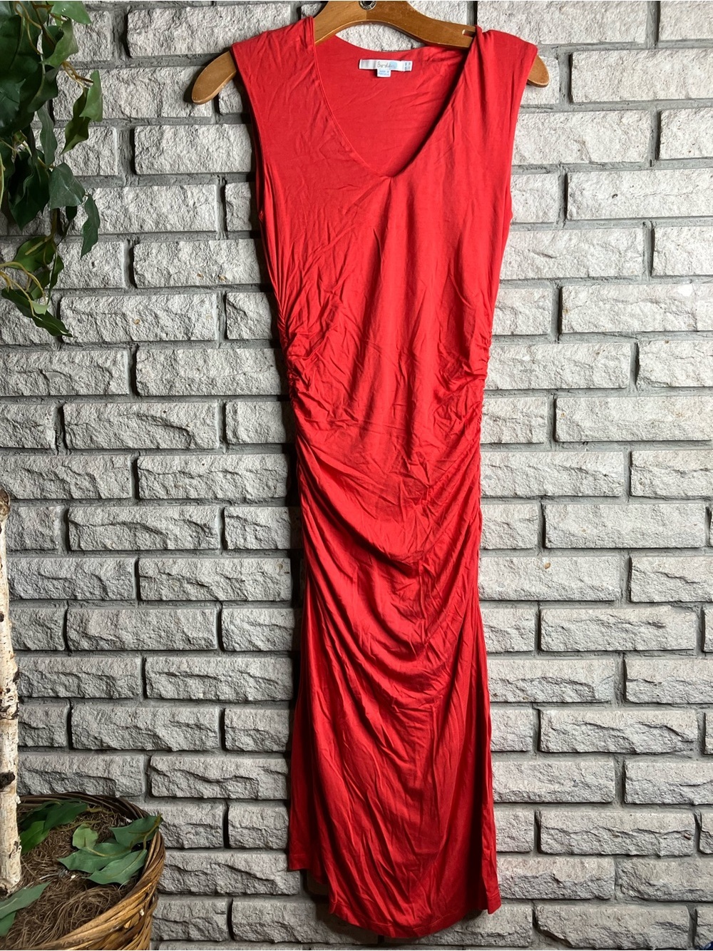 Boden Fitted Ruched Midi Dress
